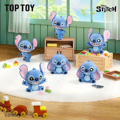 TOP TOY Disney Stitch Mini Fluffy Series Figuren Blind Überraschungsbeutel (3 Figuren)