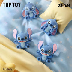 TOP TOY Disney Stitch Mini Fluffy Series Figuren Blind Überraschungsbeutel (3 Figuren)