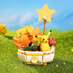 <p>Add a cheerful touch of Pokémon to your desk or shelf with the <strong>Keeppley Pokémon Pikachu Bonsai Potted Flower Building Set</strong>!</p>

<p>This officially licensed Pokémon building set features <strong>Pikachu</strong> surrounded by colorful flower and plant elements in a compact decorative planter. A large star rises above the scene, giving the finished model a bright and playful display style.</p>

<p>Designed as both a fun building project and a decorative collectible, the completed set makes