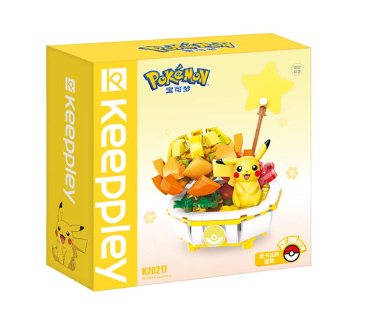 Keeppley K20217 Pokemon Pikachu Bonsai Potted Flower Building Set