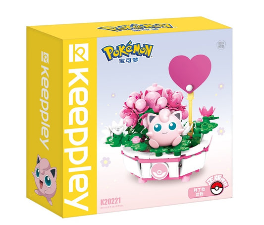 Keeppley K20221 Pokemon Jigglypuff Bonsai Potted Flower Building Set