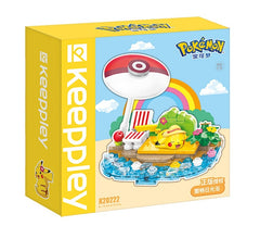 Keeppley K20222 Pokemon Pikachu Soaking up the Sun Sunbathing Building Set