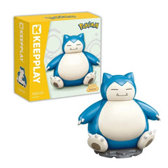 <p>Build your very own sleepy Pokemon with the <strong>Keeppley Pokemon Snorlax Building Block Figure Set</strong>!</p>

<p>Bring one of the most recognizable Pokemon from the Kanto region to life with this officially licensed Keeppley building block collectible. Featuring Snorlax in its classic seated pose, this adorable figure captures the laid-back personality and unmistakable appearance of the beloved Sleeping Pokemon.</p>

<p>With its rounded blue body, cream-colored belly, tiny pointed ears, and signa