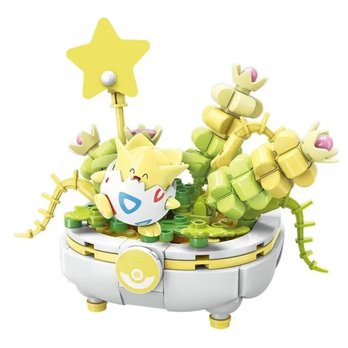 <p>Add a little happiness to your Pokemon collection with the <strong>Keeppley Pokemon Togepi Star Garden Building Block Set</strong>! Featuring the adorable Egg Pokemon surrounded by cheerful flowers, colorful greenery, and a bright yellow star, this officially licensed Pokemon building set brings Togepi's playful personality to life in a delightful miniature display.</p>

<p>This charming 192-piece building set features Togepi with its signature eggshell body, colorful triangular markings, and happy expre