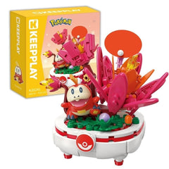 <p>Bring the fiery charm of Fuecoco to your Pokemon collection with the <strong>Keeppley Pokemon Fuecoco Building Block Display Set</strong>!</p>

<p>Inspired by the adorable Fire-type starter Pokemon from the Paldea region, this colorful 192-piece building set features Fuecoco surrounded by a dramatic arrangement of vibrant pink and red foliage, translucent flame effects, and decorative details.</p>

<p>Build a lively Pokemon-inspired scene featuring a cheerful Fuecoco standing among colorful plants and fl