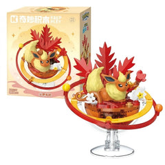 <p>Bring the fiery charm of Flareon to your Pokemon collection with the <strong>Keeppley Pokemon Eeveelution Planet Series Flareon Building Block Set</strong>!</p>

<p>Inspired by Flareon, the Fire-type evolution of Eevee, this officially licensed Pokemon building set features the beloved Flame Pokemon in a beautiful autumn-inspired display. With its warm orange fur, fluffy yellow collar, and signature bushy tail, Flareon is surrounded by vibrant red maple leaves, delicate flowers, and decorative elements t