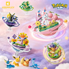 Keeppley K20272 Pokemon Eeveelution Planet Series Vaporeon Building Set