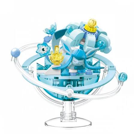 Keeppley K20274 Pokemon Eeveelution Planet Series Glaceon Building Set