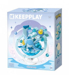 Keeppley K20274 Pokemon Eeveelution Planet Series Glaceon Building Set