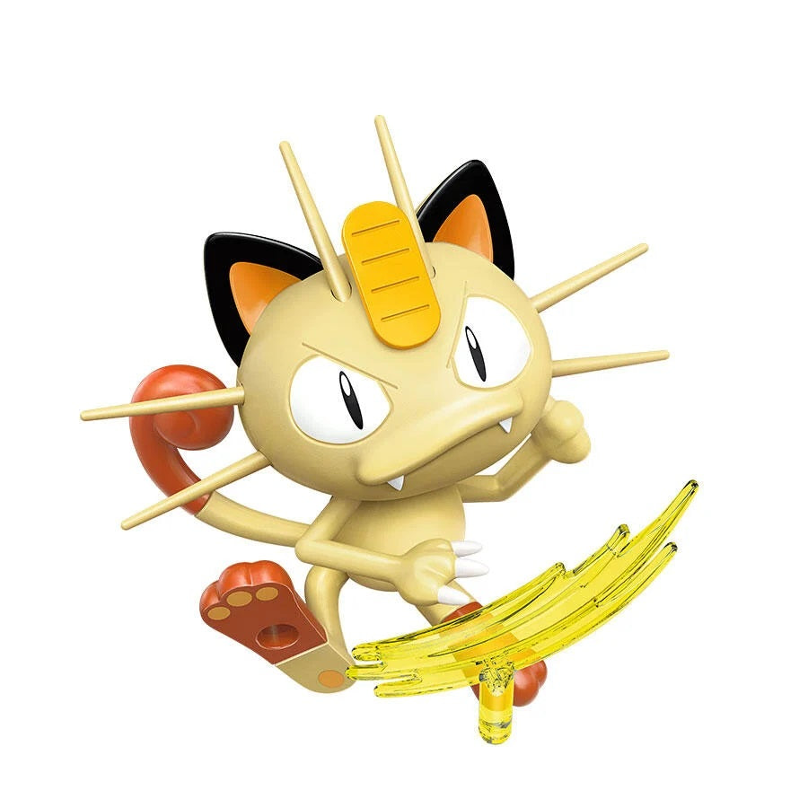 <p>Get ready for battle with the <strong>Keeppley Pokemon Battle Series Wave 1 Meowth Building Set</strong>! Featuring the mischievous Scratch Cat Pokemon in a dynamic fighting pose, this officially licensed Pokemon building set brings Meowth's playful personality and signature claw attacks to life in a compact, collectible display.</p>

<p>Part of Keeppley's <strong>Pokemon Battle Series Wave 1</strong>, this building set recreates Meowth with its recognizable golden coin, pointed ears, long whiskers, and