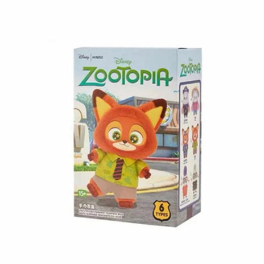 Dive into Disney’s Zootopia with this enchanting Miniso Vinyl Plush Pendant Mystery Blind Box. Featuring beloved characters like Judy Hopps, Nick Wilde, Flash, and more, each blind box reveals a cute collectible pendant rendered in plush and vinyl for both touchable texture and charming detail. Designed with a hook for easy attachment to bags or keys, these pendants make perfect everyday companions—or fantastic prize-style collectibles.

Compact Size – Approximately 12 cm / ~4.7 in tall, making it ideal as