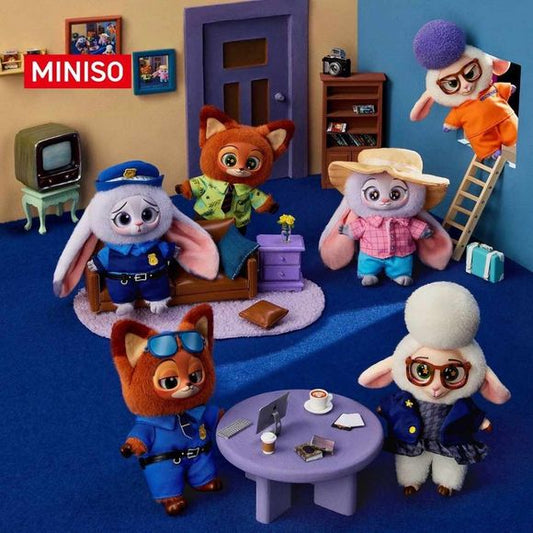 MINISO Disney Zootopia Series Vinyl Plush Pendant Blind Box AUTHENTIC