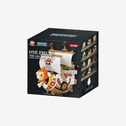 Embark on a collectible voyage with the Pop Mart One Piece The Grand Line Series Vehicles. This blind-box series brings to life iconic ships from the One Piece universe, each reimagined in Pop Mart's signature chibi style. Whether you're a seasoned collector or a newcomer to the Grand Line, these vehicles offer a delightful addition to any collection.

Random Design: Blind boxes are fully random and we cannot accept requests for specific items. There chances of getting the secret edition are usually 1/144.