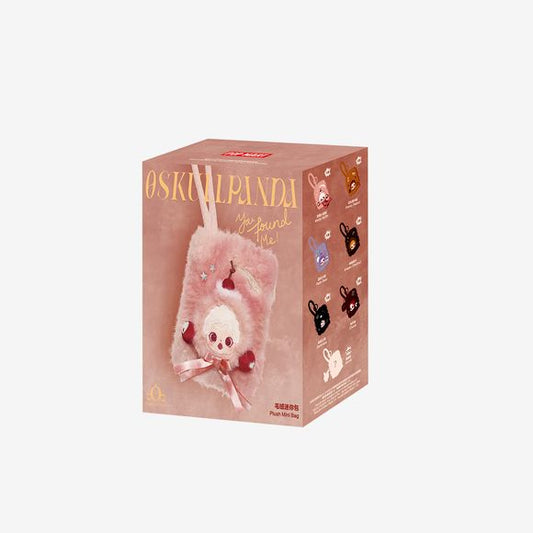 Add a dash of surprise and a whole lot of cuteness to your daily carry with the SKULLPANDA “You Found Me!” Plush Mini Bag—a plush, character-filled micro-bag that’s more than just adorable. Plush size, big character — This mini bag is compact and cute, perfect for holding small essentials like lip balm, earphones, keys, or other little treasures, while still being soft, cuddly, and portable. 

Each purchase is a blind-box style; you won’t know which character variant you’ll get until you open it. That adds