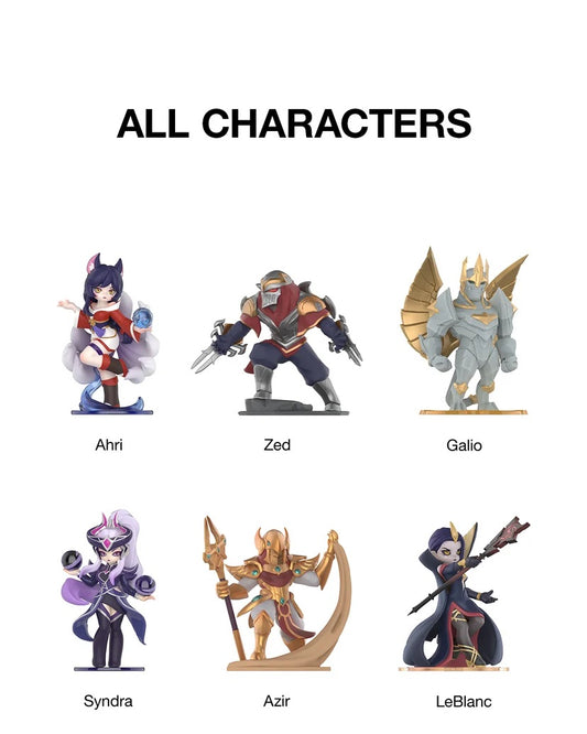 POP MART League of Legends Midlane Icons Series Vinyl Figure Blind Box