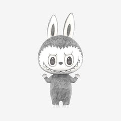 POP MART The Monsters MEGA LABUBU 400% Sketch Figure.   Approximately : 13.8" height in size.  New & Authentic.