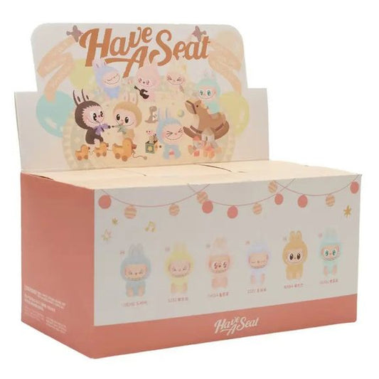 POP MART THE MONSTERS - Have a Seat Vinyl Face Blind Boxs: The blind box contains a random figure from a specific series. Each blind box only contains one figure. No one, including us, knows what's inside. This collection contains a full set of 6 blind box figures, one of them might be the secret edition.  A sealed case has no duplicates, meaning you will get one of each style.
Random Design: Blind boxes are fully random and we cannot accept requests for specific items.