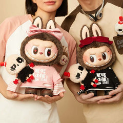 POP MART Monsters Labubu Valentine's Day Catch Me If You Like Me Plush Pink Ver.