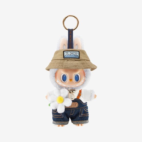 Introducing the limited-edition THE MONSTERS Fall in Wild Series – Vinyl Plush Doll Pendant, an irresistibly charming accessory inspired by the quirky universe of Labubu and The Monsters collection.

Key Features:

Charming Labubu Design – Miniature plush meets vinyl in one adorable character: Labubu wears denim overalls layered over a white T-shirt, accented by a brown bucket hat emblazoned with "The Monsters." Completing the look, a soft daisy peeks out playfully at his side. 

Expressive Vinyl Features –