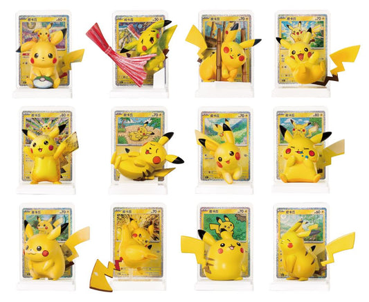 Pokemon TCG Chinese 30th Anniversary Celebration Pikachu Figure Blind Box + Booster Pack