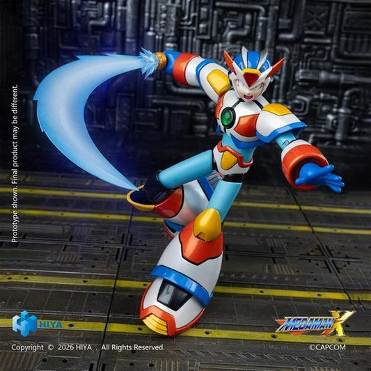 (PRE-ORDER: NOV 2027) HIYA Mega Man X Exquisite Basic X (Max Armor Ver.) Action Figure