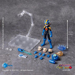 <p><strong>PRE-ORDER: Expected to ship in December of 2027.</strong></p>

<p>Jack in! MegaMan.EXE from Mega Man Battle Network arrives as a fully articulated action figure in HIYA Toys' Exquisite Basic series.</p><p>He comes with three interchangeable faces (side-glancing, shouting and classic masked), three pairs of interchangeable hands, plus a Sword, Mega Buster and Cannon that each feature a magnetically activated light-up effect, along with two attack effect parts.</p><p>Part of HIYA's non-scale Exquis