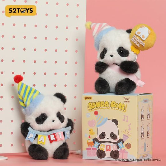 52TOYS Panda Roll Party Series Plush Pendant Keychain Figure Mystery Blind Box