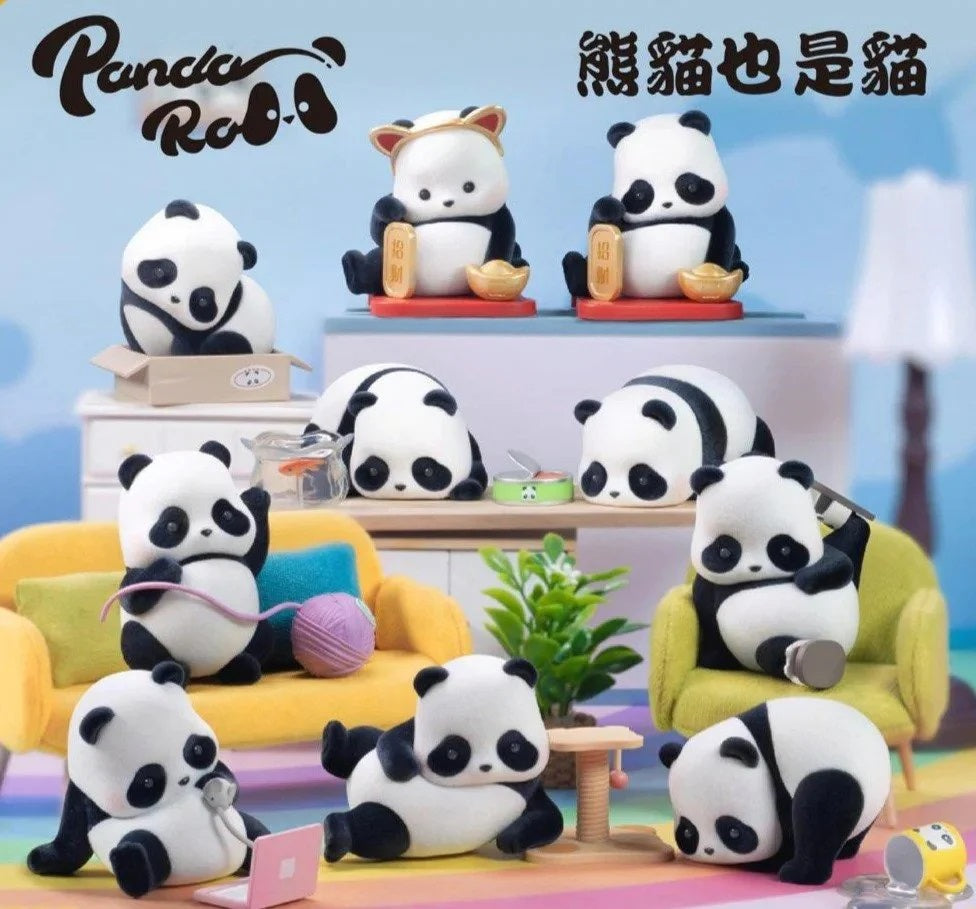 52TOYS "Panda Roll Life" as a Cat Series figure mystery blind box – random cat-themed panda figure. Pandas are cats too! This Panda Roll Life as a Cat Series brings adorable pandas to life in funny, relatable cat-like everyday situations — lounging, napping, knocking things over, and living the ultimate lazy life.

Each figure includes detailed accessories and cozy miniature scene elements — a must-have for panda lovers, cat fans, and designer-toy collectors.