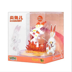 Funism Twinkmont Pokemon Scorbunny Prime Figure Mini PVC Statue