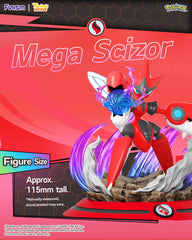 Funism Pokemon Twinkmont Shining Moment Series Mega Scizor Figure PVC Statue