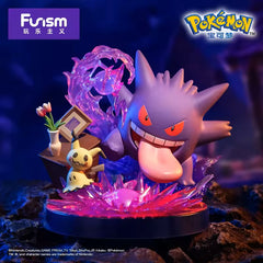 Funism Pokemon Partner Series Gengar & Mimikyu Prime Figure 6-inch PVC Statue