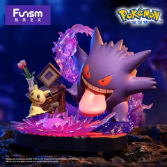 Funism Pokemon Partner Series Gengar & Mimikyu Prime Figure 6-inch PVC Statue