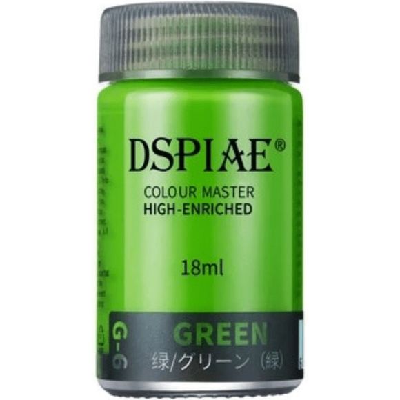 DSPIAE Basic Color G-6 Green 18ml Lacquer Model Hobby Paint | Galactic Toys & Collectibles