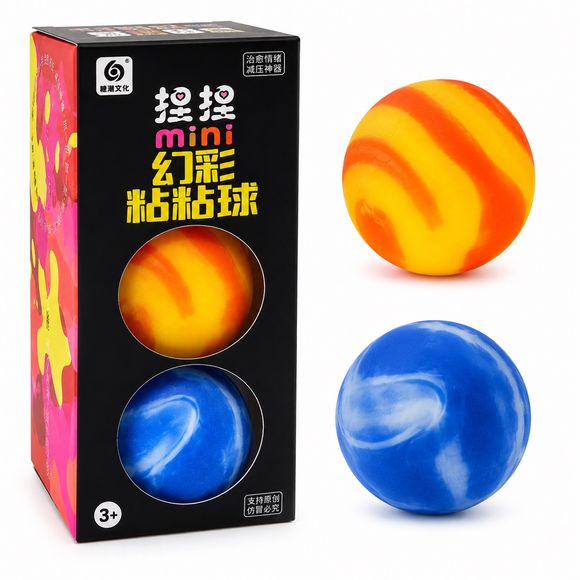 Add a splash of color to your stress relief routine with these Mini Rainbow Squishy Stress Balls! Each package includes 2 colorful sensory squeeze balls with a smooth, glossy finish and soft squishy feel that’s perfect for squeezing, stretching, grabbing, and fidgeting. Their compact size makes them easy to carry in a backpack, desk drawer, or pocket for stress relief anytime, anywhere.