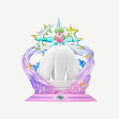 Level up your Pokémon collection with Mega Gardevoir from the Twinkmont Series — poised elegantly on her base with flowing, voluminous white gown and a glowing translucent energy ring radiating behind her. This Dazzling Gleam effect captures the graceful power of her signature move in one stunning, frozen instant.

Two display modes, straight out of the box: the figure separates from its base for standalone display, or pair it with the included stand for a full scene look. Doubles as a desktop phone stand f