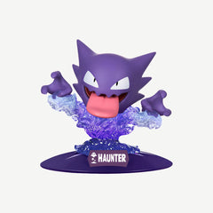 Bring spooky fun to your collection with the Funism Twinkmont Pokémon Haunter Prime Figure! This premium mini PVC statue captures Haunter emerging from swirling ghostly energy with its signature mischievous grin and outstretched claws, ready to surprise its next target. Standing approximately 4.25 inches tall, this officially licensed Pokémon collectible features translucent purple effects, vibrant colors, and exceptional sculpted detail that perfectly captures the playful Ghost/Poison-type Pokémon.

Part o