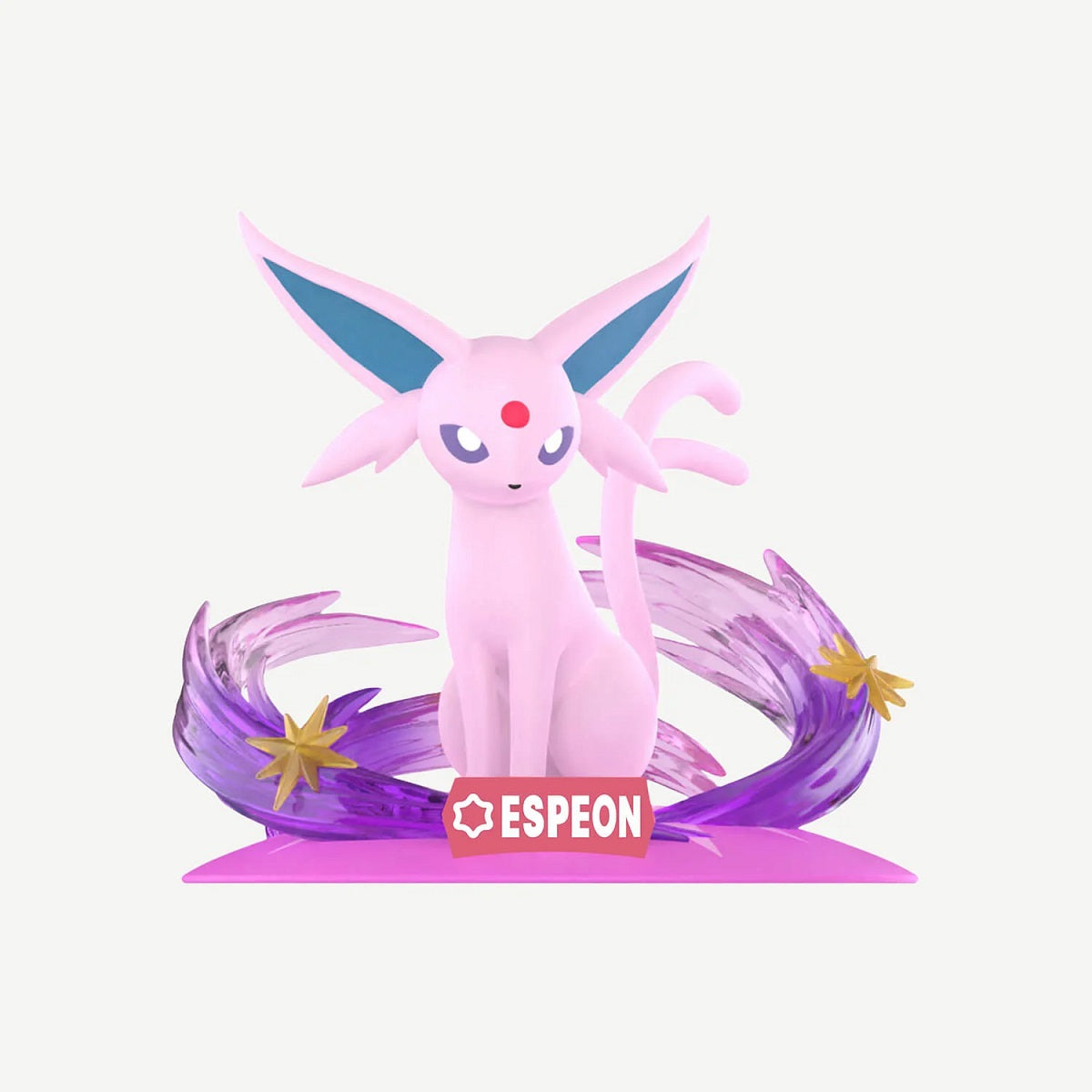 Harness the elegance of the Psychic-type Eeveelution with the Funism Twinkmont Pokémon Espeon Prime Figure! This premium mini PVC statue features Espeon in a graceful pose, surrounded by translucent purple psychic energy accented with shimmering golden stars. Standing approximately 4 inches tall, this officially licensed Pokémon collectible showcases exceptional sculpting, vibrant colors, and fine details that perfectly capture Espeon's calm yet powerful presence.

Part of Funism's popular Twinkmont Prime S