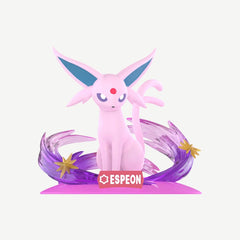 Harness the elegance of the Psychic-type Eeveelution with the Funism Twinkmont Pokémon Espeon Prime Figure! This premium mini PVC statue features Espeon in a graceful pose, surrounded by translucent purple psychic energy accented with shimmering golden stars. Standing approximately 4 inches tall, this officially licensed Pokémon collectible showcases exceptional sculpting, vibrant colors, and fine details that perfectly capture Espeon's calm yet powerful presence.

Part of Funism's popular Twinkmont Prime S