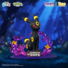 Step into the shadows with the Funism Twinkmont Pokémon Umbreon Prime Figure! This premium mini PVC statue showcases the beloved Dark-type Eeveelution in an elegant pose, surrounded by striking translucent purple energy effects accented with glowing star details. Standing approximately 4 inches tall, this officially licensed Pokémon collectible features exceptional sculpting, rich colors, and intricate detailing that perfectly captures Umbreon's mysterious and graceful nature.

Part of Funism's popular Twin