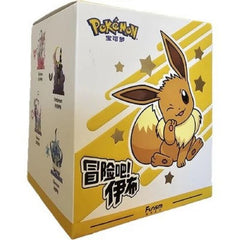 Embark on an adventure with the Funism Pokémon Eevee Adventure Series Blind Box, an officially licensed collectible set that celebrates the beloved Eevee and its evolutions. Each blind box contains one mystery figure featuring Eevee or one of its many evolutions, captured in vibrant poses and full of personality.

Made from high-quality PVC and ABS, these figures stand around 4–4.5 inches tall, making them the perfect size for display on desks, shelves, or as part of a larger Pokémon collection. With 9 uniq