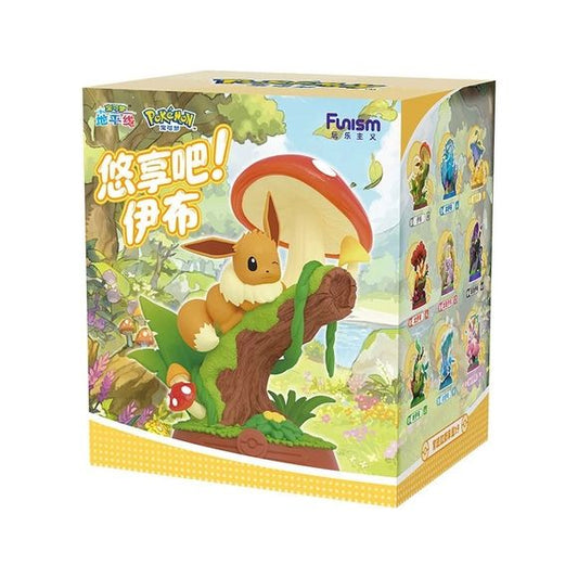 Embark on an adventure with the Funism Pokémon Eevee Forest Adventure Series Blind Box, an officially licensed collectible set that celebrates the beloved Eevee and its evolutions. Each blind box contains one mystery figure featuring Eevee or one of its many evolutions, captured in vibrant poses and full of personality.

Made from high-quality PVC and ABS, these figures stand around 4–4.5 inches tall, making them the perfect size for display on desks, shelves, or as part of a larger Pokémon collection. With