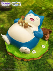Funism Pokemon Partner Series Snorlax & Eevee Prime Figure 5-inch PVC Statue