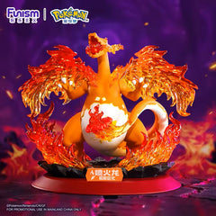 ring the incredible power of Gigantamax Charizard to your Pokémon collection with this spectacular Funism Pokémon Prime Figure! Standing approximately 5 inches (12.7 cm) tall, this officially licensed PVC statue showcases Charizard in its awe-inspiring Gigantamax form, surrounded by blazing translucent flame effects that capture the overwhelming energy of one of the Pokémon world's most iconic transformations.

From the massive fiery wings and roaring flame breath to the swirling inferno surrounding the roc
