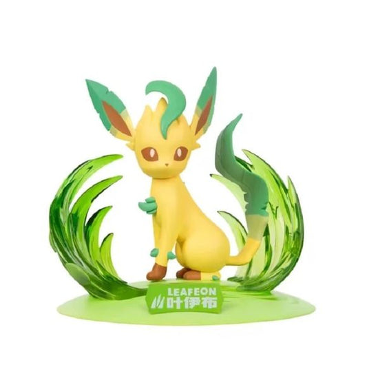 Funism Twinkmont Pokémon Leafeon Prime Figura Estatua Mini de PVC