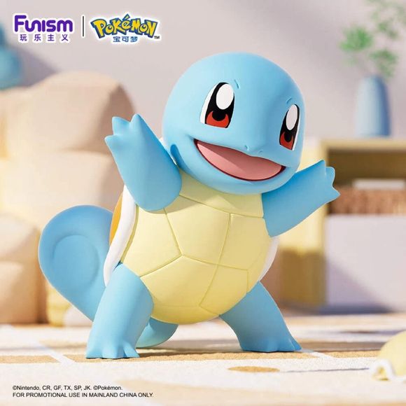 Join the adventure with the Pokemon Squirtle oversized Figure By Funism! Squirtle is captured in a cheerful, relaxed pose with smooth, rounded sculpting and a clean finish that highlights its playful personality.

This 42cm (16.53-inch) tall figure is the perfect addition to any Pokemon collection. Whether displayed on a shelf or used for imaginative play,
