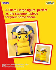 Funism Pokemon Captain Pikachu Home Collection Life Size 20-inch PVC Figure Statue