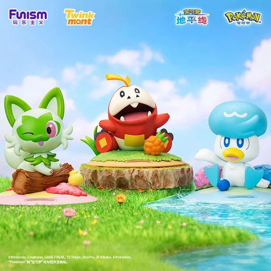 Funism Pokemon Twinkmont Shining Moment Series Sprigatito Figure PVC Statue