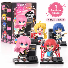 <p><strong>Each blind box contains 1 random Bocchi the Rock! figure. Specific characters cannot be selected.</strong></p>

<p>Bring the members of Kessoku Band to your collection with the <strong>Funism Bocchi the Rock! Recap Part 1 &amp; 2 Figure Blind Box Series</strong>!</p>

<p>Inspired by <strong>Bocchi the Rock! Recap Part 1 &amp; 2</strong>, this collectible series features the four members of Kessoku Band in adorable chibi-style designs, complete with their instruments and detailed stage-themed disp