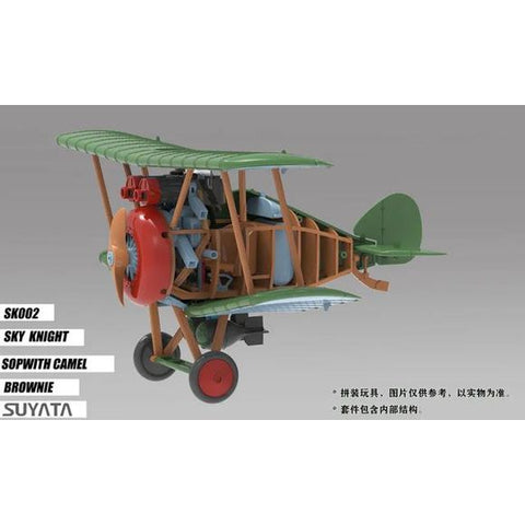 Suyata SK-002 WW1 British Fighter Sopwith Camel & Brownie Model Kit | Galactic Toys & Collectibles