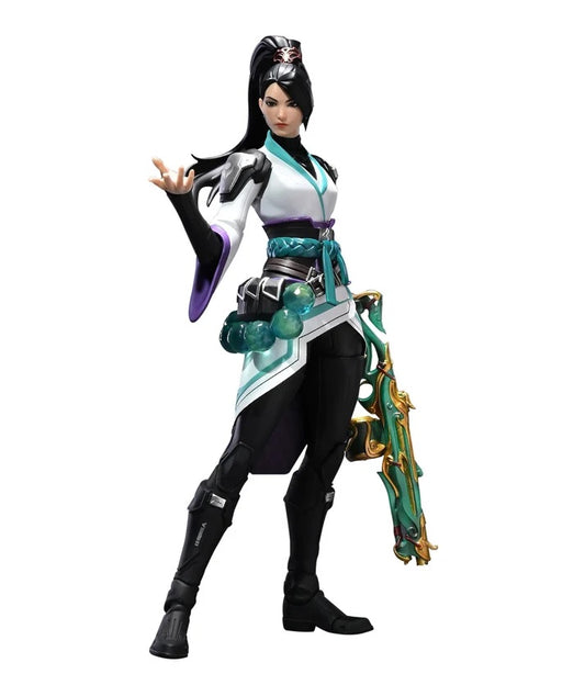 <p><strong>PRE-ORDER: Expected to ship in August of 2027.</strong></p>

<p>Sage, VALORANT's stronghold of China and Sentinel healer, joins INART's premium 1/12 scale action figure line.</p><p>She includes 10 interchangeable hands for Resurrection, orb casting, Healing Orb and Barrier Orb poses, plus the Imperium Judge, Final Chamber Classic, 5 Years // Beta Remastered Knife and Blades of Imperium, along with Healing Orb, Barrier Orb and lingering field effect parts.</p><p>Part of the INART Action 1/12 line.